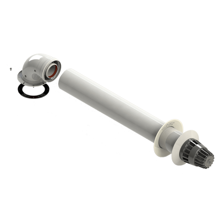 Дымоход коаксиальный антилед Termica D60/100 (KIT05DA)