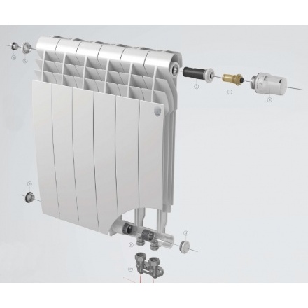 Радиатор биметаллический Royal Thermo BiLiner V 350 Bianco Traffico