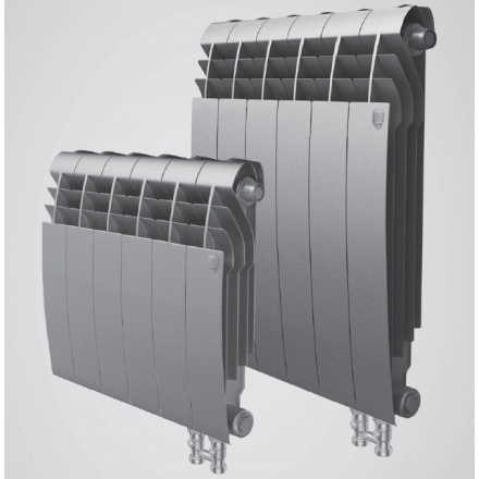 Радиатор биметаллический Royal Thermo BiLiner 500 V Silver Satin