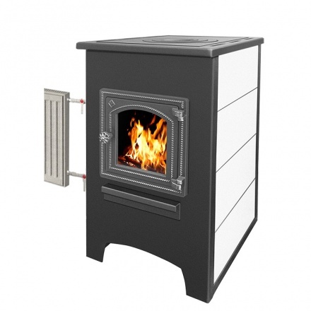 Камин ЭТНА (ДТ-4С) с плитой и теплообменником