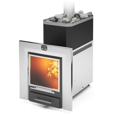 Печь для бани Теплодар Русь-18 ЛНЗП ПРОФИ Панорама 