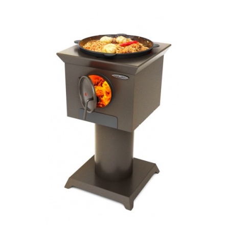 Печь под казан Куркума Лайт черная бронза