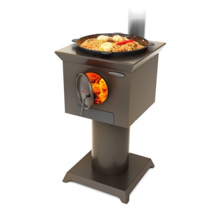 Печь под казан Куркума черная бронза