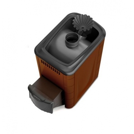 Печь для бани Термофор Ангара 2012 Inox ДА ЗК терракота