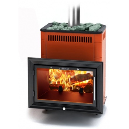 Печь для бани Термофор Витрувия Inox БСЭ терракота