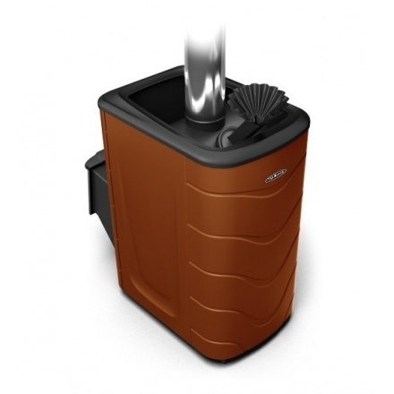 Печь для бани Термофор Гейзер 2014 Inox ДА ЗК терракота