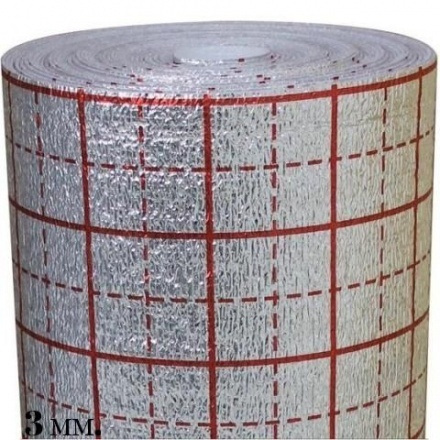 Термоизоляция 3 мм с разметкой