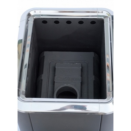 Печь банная Сибирь-18 (панорамное стекло, конвекционная)