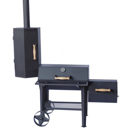 Смокер-гриль Сибирь в сборе