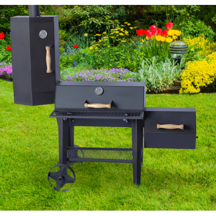 Смокер-гриль Сибирь в сборе