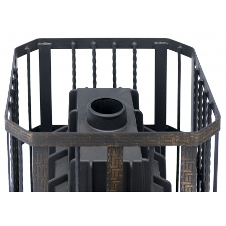 Печь банная Сибирь-24 с каминной дверцей