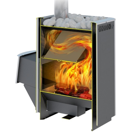 Печь для бани Теплодар Сибирь-30 ЛК