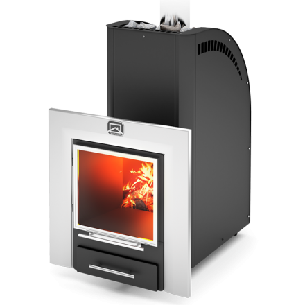 Печь для бани Теплодар Каскад-12Т Панорама (без дверцы)