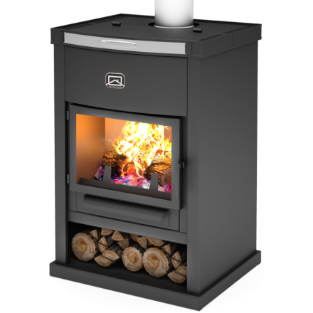 Печь-камин Теплодар ОВ-120 (прямой)