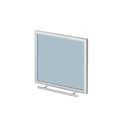 Дверца со стеклом Теплодар ROBAX 17'' Панорама