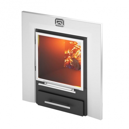 Дверца со стеклом Теплодар 16'' Панорама с обрамлением