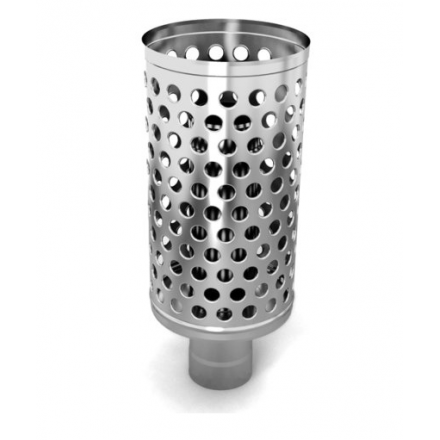 Каменка натрубная ДИЗЕЛЬ, ф115, 1/0,5мм, нерж/нерж