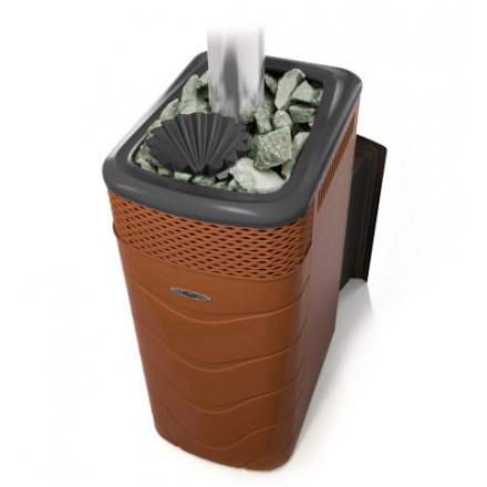 Печь для бани Термофор Гейзер XXL 2017 Carbon Витра ЗК терракота