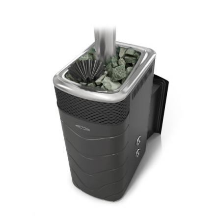 Печь для бани Термофор Гейзер XXL 2017 Inox Витра ЗК ТО антрацит