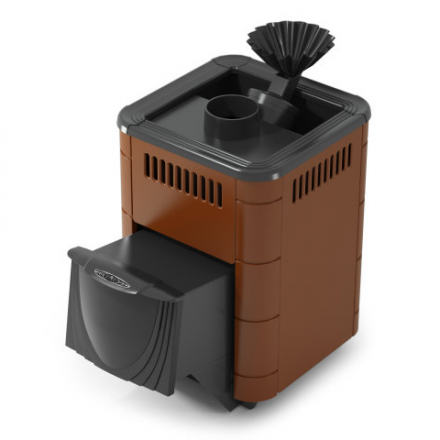 Печь для бани Термофор Гейзер Микра 2017 Inox ДА ЗК терракота