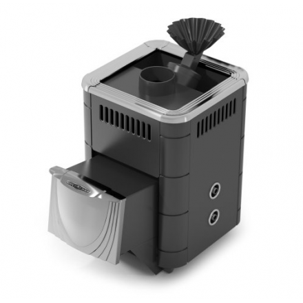 Печь для бани Термофор Гейзер Микра 2017 Inox ДН ЗК ТО антрацит