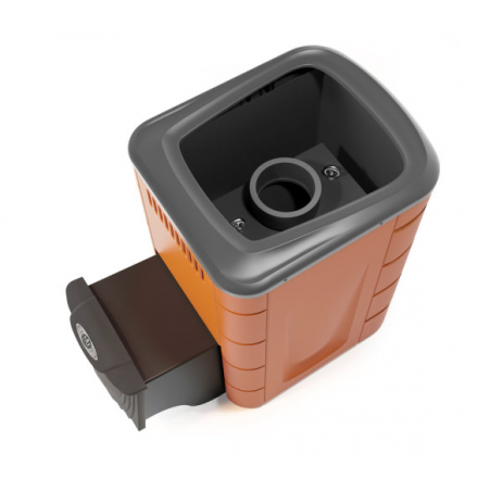 Печь для бани Термофор Каронада Мини Heavy Metal ДА терракота