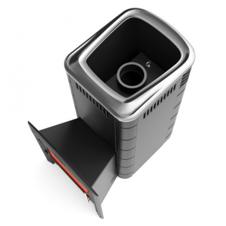 Печь для бани Термофор Каронада XXL Heavy Metal Витра антрацит