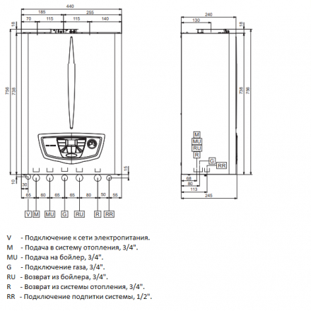 Газовый котел Immergas EOLO Mythos X 24 5R