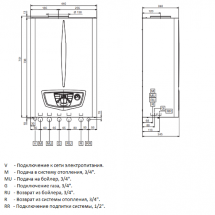 Газовый котел Immergas NIKE Mythos X 24 5R