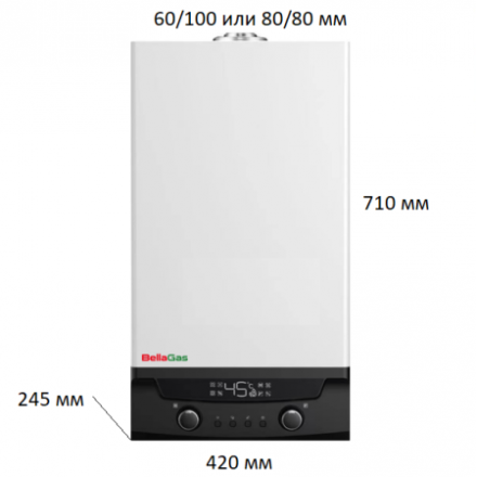 Газовый котел BellaGas Best 24 Wi-Fi