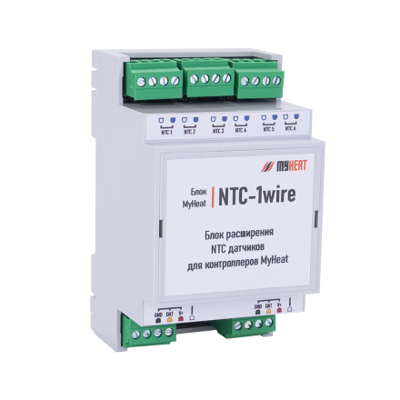 Блок расширения MyHeat NTC-1wire