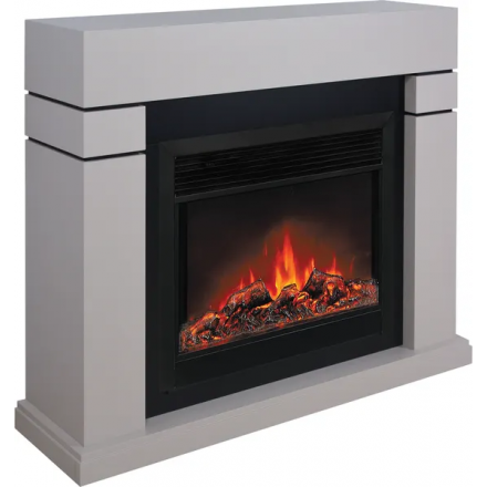 Каминокомплект Lindos MB/JUP/SYM26 с электрокамином RealFlame Moonblaze Deluxe-S BL LT