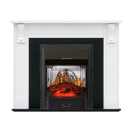 Каминокомплект LYNCOLN STD-ASP MAJESTIC-S LUX BL LT