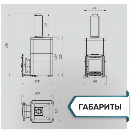 Печь банная Prometall Эйфория 45 в закрытой облицовке талькохлорит