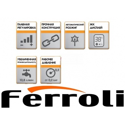 Газовая колонка Ferroli Verona 11D