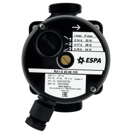 Циркуляционный насос Espa RA1-S 20-40-130