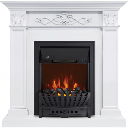 Каминокомплект Verona STD-ASP с электрокамином Royal Flame Aspen Black
