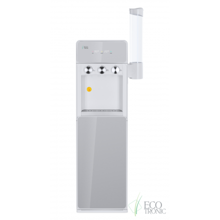 Кулер Ecotronic K42-LXEM white/silver с дисплеем
