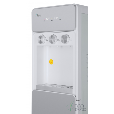 Кулер Ecotronic K42-LXEM white/silver с дисплеем