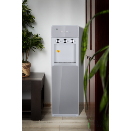 Кулер Ecotronic K42-LXEM white/silver с дисплеем