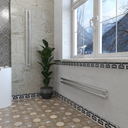 Дизайн-радиатор отопления Stinox Minori Design 10x120 сатин