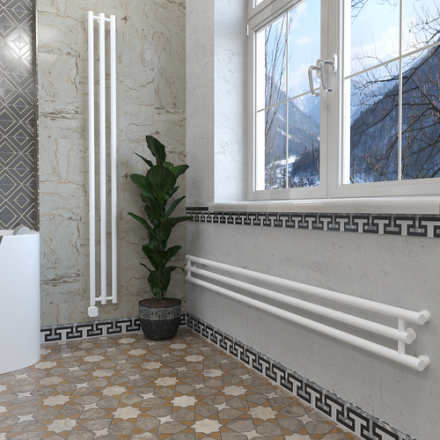 Дизайн-радиатор отопления Stinox Minori Design 17x180 белый матовый