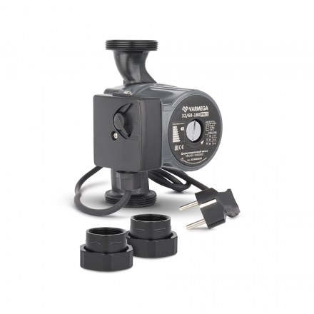 Циркуляционный насос Varmega PRO 32/60-180, с гайками