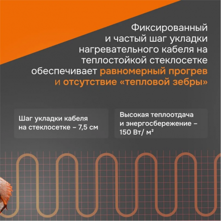 Нагревательный мат Welrok 600-4