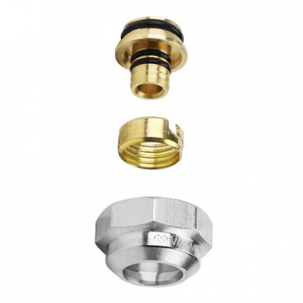 Соединитель евроконус Varmega 3/4"EK для труб PE-X, PE-RT 16х2.0 мм