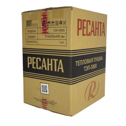 Электрическая тепловая пушка Ресанта ТЭП-3000