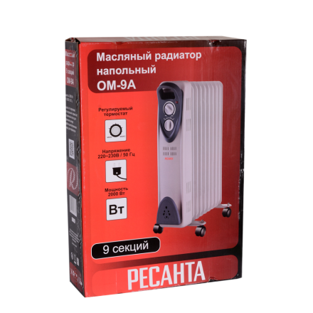 Масляный радиатор Ресанта ОМ-9А