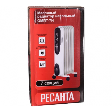 Масляный радиатор Ресанта ОМПТ-7Н