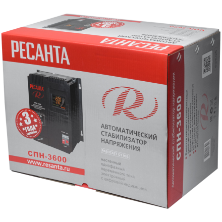 Стабилизатор напряжения Ресанта СПН-3600