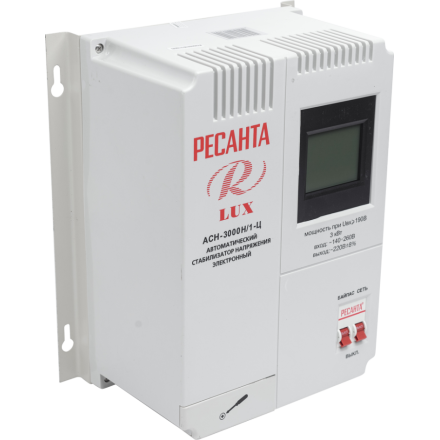Стабилизатор напряжения серии LUX Ресанта АСН-3000Н/1-Ц